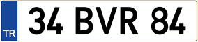 Truck License Plate